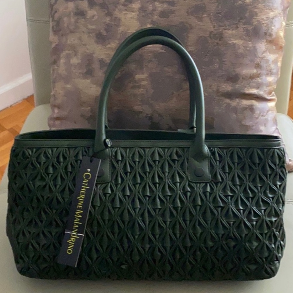 NWT Catherine Malandrino Leather Hand/Shoulder Bag
